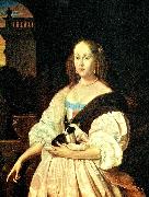 Frans van Mieris, portratt av ung dam